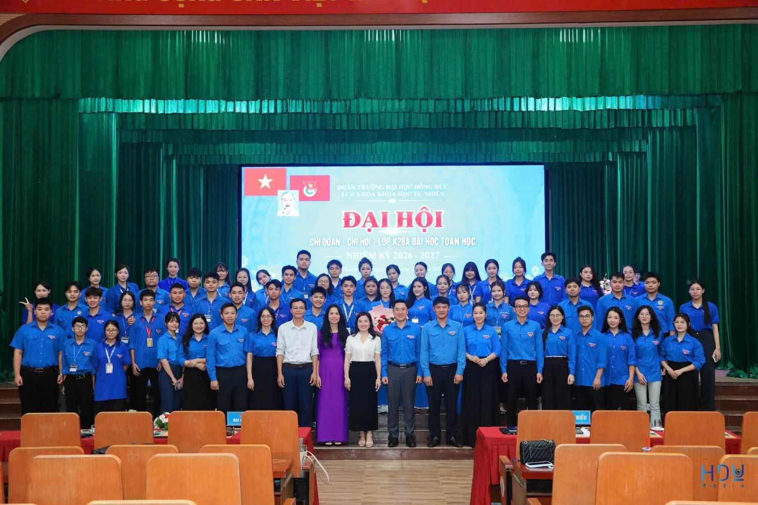 ĐẠI HỘI MẪU  “CHI ĐOÀN - CHI HỘI - LỚP K28A ĐẠI HỌC TOÁN HỌC, NHIỆM KỲ 2026 - 2027” - LAN TOẢ TÌNH THẦN TUỔI TRẺ HDU